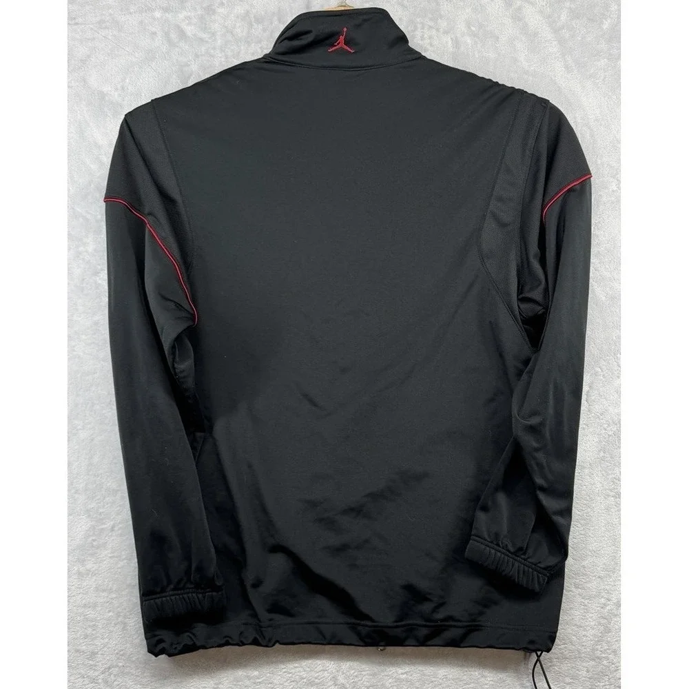 Jordan Basketball Full-Zip Track Jacket Vintage Black Men's Size XL